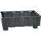 Bac de rétention EURO 250/2 CEMO, polyéthylène, avec 4 pieds, avec agrément, L 1205 x P 805 x H 430 mm, sans grille