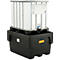 Bac de rétention IBC, polyéthylène, 1100 L, 1500 kg, avec garde au sol