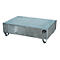 Bac de rétention, pour 2 fûts de 200 l, avec grille galvanisée, L 1200 x l 800 x H 360 mm, accessible par le bas, acier, galvanisé à chaud
