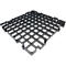 Bac de rétention pour petits conteneurs, capacité 99 l, avec grille, l. 1000 x P 1000 x H 120 mm, polyéthylène, noir