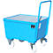 Bac de rétention type AW-F1, mobile, bleu RAL5012