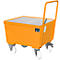 Bac de rétention type AW-F1, mobile, orange RAL2000