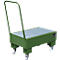 Bac de rétention, type AW60-1 SR, mobile, vert RAL6011