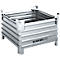 Bac de transport et gerbable Schäfer Shop Select, L 1080 x P 880 x H 690 mm, galvanisé à chaud, jusqu'à 2000 kg