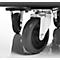Bac de transport Rubbermaid Cube Truck, 0,33 m³, jusqu'à 181 kg, avec roulettes, noir