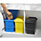 Bac de tri sélectif et de stockage Mülli, l. 175 x P 195 x H 300 mm, 10 litres, anthracite