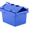 Bac emboîtable et gerbable KMB DH422 KONISCHE, avec couvercle, 18 L