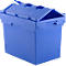 Bac emboîtable et gerbable KMB DH642 KONISCHE, avec couvercle, 74 L
