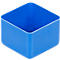 Bac encastrable EK 401 - polystyrène - L 54 x l. 54 x H 40 mm - bleu - 40 p. 