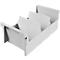 Bac encastrable/suspendu HAN, plastique, A6 paysage, gris