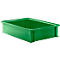 Bac gerbable série 14/6-2G, en polypropylène, avec poignée encastrée, capacité 10,3 L, vert