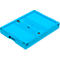 Bac pliable dimensions Euro 8645 DS, avec couvercle, bleu
