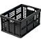 Bac pliant pour chariot pliable CLAX - 46 L - noir