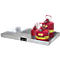 Bac pour petits récipients Bauer KGW 1, capacité 12 l, jusqu'à 150 kg, sans grille perforée, L 940 x P 370 x H 60 mm, acier galvanisé