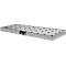Bac pour petits récipients Bauer KGW 1/M, capacité 11 l, jusqu'à 150 kg, avec grille en tôle perforée, L 940 x P 370 x H 60 mm, acier galvanisé