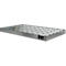 Bac pour petits récipients Bauer KGW 3/M, capacité 27 l, jusqu'à 150 kg, avec grille en tôle perforée, L 1000 x P 600 x H 70 mm, acier galvanisé