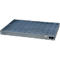 Bac pour petits récipients Bauer KGW-P 3/M, volume 71 l, jusqu'à 200 kg, avec grille en tôle perforée, L 1200 x P 800 x H 100 mm, acier galvanisé