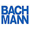 Blaues Firmenlogo mit dem Schriftzug BACHMANN in Großbuchstaben auf weißem Hintergrund.