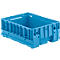Bacs pour petites pièces C-KLT 4314, polypropylène, l. 400 x P 300 mm, jusqu'à 50 kg, bleu clair