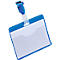 Badge, pour badges d'entreprise, bleu, 25 unités