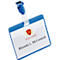 Badge, pour badges d'entreprise, bleu, 25 unités