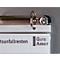 Baguette Eichner, pour pochettes transparentes, magnétique, jusqu'à 1kg, L 310 x P 30 x H 50 mm, argenté
