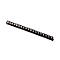 Baguettes à relier en plastique Fellowes, format 12 mm, 100 p., pour perforelieuses, noir