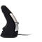 BakkerElkhuizen DXT 2 Precision Mouse, kabelgebunden, vier DPI Stufen (500, 1000, 1500, 2000), Laser-Sensor, Plug & Play, ergonomisch, für Rechts- und Linkshänder, B 45 x H 81 x T 56 mm, grau/silber