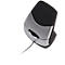 BakkerElkhuizen DXT 2 Precision Mouse, kabelgebunden, vier DPI Stufen (500, 1000, 1500, 2000), Laser-Sensor, Plug & Play, ergonomisch, für Rechts- und Linkshänder, B 45 x H 81 x T 56 mm, grau/silber