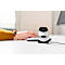 BakkerElkhuizen DXT 2 Precision Mouse, kabelgebunden, vier DPI Stufen (500, 1000, 1500, 2000), Laser-Sensor, Plug & Play, ergonomisch, für Rechts- und Linkshänder, B 45 x H 81 x T 56 mm, grau/silber