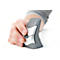 BakkerElkhuizen DXT 2 Precision Mouse Wireless, kabellos, vier DPI Stufen (500, 1000, 1500, 2000), Laser-Sensor, Plug & Play, ergonomisch, für Rechts- und Linkshänder, B 55 x H 80 x T 44 mm, grau/silber