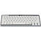 BakkerElkhuizen Tastatur UltraBoard 950 V2 Wireless, Bluetooth, 3 m Reichweite, HotKeys, USB-C, QWERTZ, dunkelgrau/hellgrau