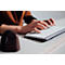 BakkerElkhuizen Tastatur UltraBoard 950 V2 Wireless, Bluetooth, 3 m Reichweite, HotKeys, USB-C, QWERTZ, dunkelgrau/hellgrau