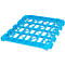 Balda, plástico, para caja rodante 4 lados, azul (RAL 5012)