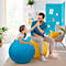 Balle d'assise Leitz Ergo Cosy, renforcement de la musculature du dos et du tronc, revêtement en tissu, ⌀ 650 mm, choix de couleurs
