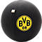 Ballon d'assise, avec logo BVB, produit officiel de la licence, avec poignée, Ø env. 650 mm, polyester &amp; PVC, noir