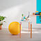 Ballon d'assise Ergo Cosy Leitz, Ø 650 mm, revêtement en tissu, jaune