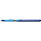 Blue pen from Schneider. The shaft is blue, with white lettering.
