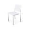 Baltimore stapelbare stoel, stapelbaar tot 4 stuks, UV- en waterbestendig, zithoogte 460 mm, L 560 x B 460 x H 820 mm, polypropyleen, wit, 4 stuks