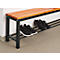 Banc avec porte-chaussures, 1,5 m