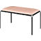 Banc Bistro, assise velours ivoire