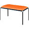 Banc Bistro, assise velours rouille