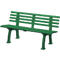 Banc de jardin, 3 places, L 1500 mm, vert