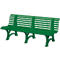 Banc de parc, 4 places, L 2000 mm, vert