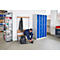 Banc de vestiaire - L 1000 x P 300 x H 1700 mm - dossier et 5 crochets