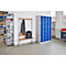 Banc de vestiaire - L 1000 x P 300 x H 1700 mm - dossier et 5 crochets