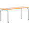 Banc, empilable, alu blanc, L 1015 mm,