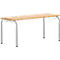 Banc, empilable, gris clair, L 1015 mm,