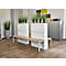 Banc Schäfer Shop Select, pour vestiaires, L 1995 x P 310 x H 415 mm, gris clair