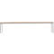 Banc Schäfer Shop Select, pour vestiaires, L 1995 x P 310 x H 415 mm, gris clair